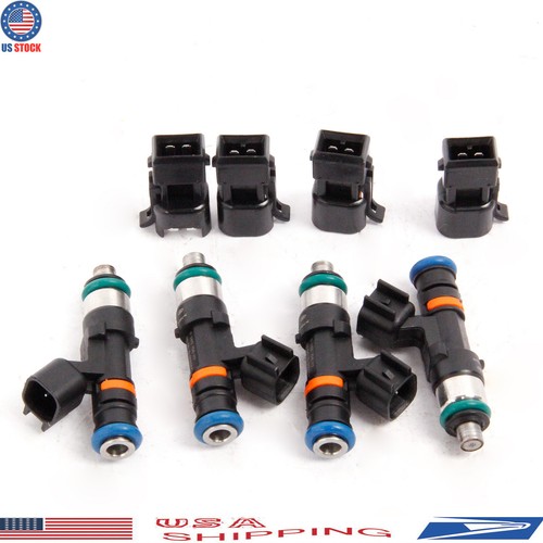 Set of 4 550cc Fuel Injectors For Audi VW Golf Jetta 1.8T 20V 0280158117 Turbo - Picture 2 of 8