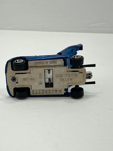 VINTAGE MAJORETTE #239 MARTA SIMCA 670 BLUE OPENING ENGINE COVER - Picture 13 of 13