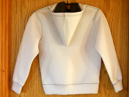 I Love French Bulldog Youth Kids White Hoodie Sweatshirt Pull Over Dogs Logo - Picture 6 of 9