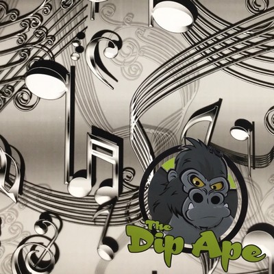 MUSIC NOTES HYDROGRAPHIC WATER TRANSFER HYDRO FILM DIP APE
