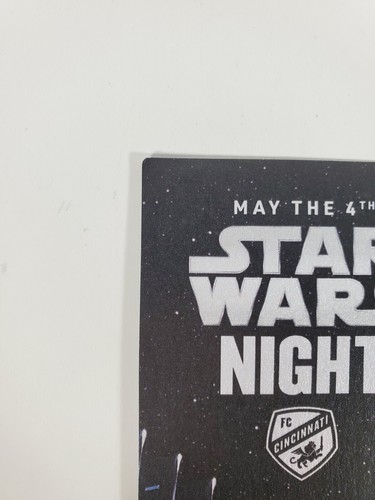 FC Cincinnati Star Wars Night keepsake ticket May the 4th vs Toronto FC MLS - Picture 5 of 6