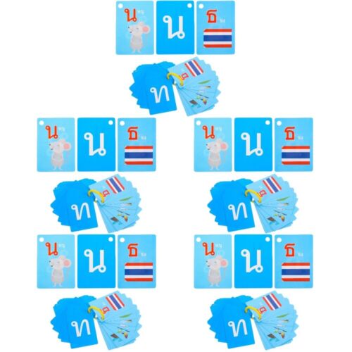 450 PCs Thai Sprache Alphabetkarten Kleinkinder Wörter Karten tragbare Flash - Bild 12 von 12