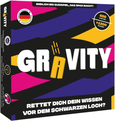 Gravity - Gesellschaftsspiel - Strategie Und Wissensspiel - 2 Bis 8 Spieler