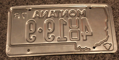 Vintage 1978 Montana State Dealer License Plate ( with 1979 decal sticker) - Picture 4 of 4