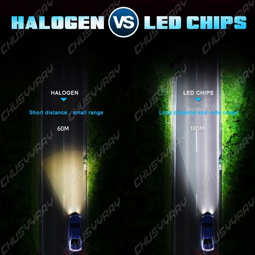 For 2013-2016 2017 2018 Traverse LED Headlight Hi&Low Beam Fog Light Bulbs Combo - Picture 10 of 12