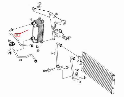 NEU MERCEDES-BENZ SLK R172 OBERE MOTORÖLLEITUNG A1725280224 ORIGINAL - Bild 1 von 5