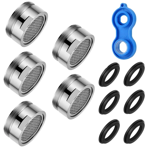 5 Tap 24mm Aerator Kitchen Water Saving Faucet Male Nozzle Spout Diffuser Filter