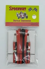 Speedway Handlebar Streamers set of 2 "Red and Black" Bike Bicycle BRAND NEW