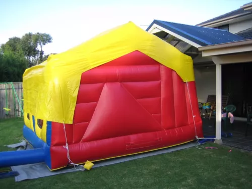 Bouncy castle SALE - RENT in all weather !!! MASSIVE Jumping Castle RAIN COVER - Picture 5 of 6