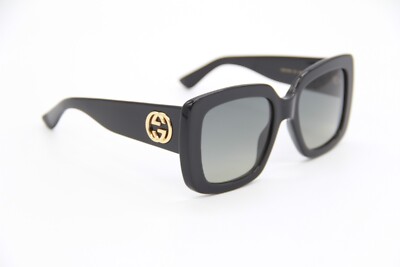 NEW GUCCI GG0141SN 001 SQUARE BLACK WOMEN'S SUNGLASSES GUCCI