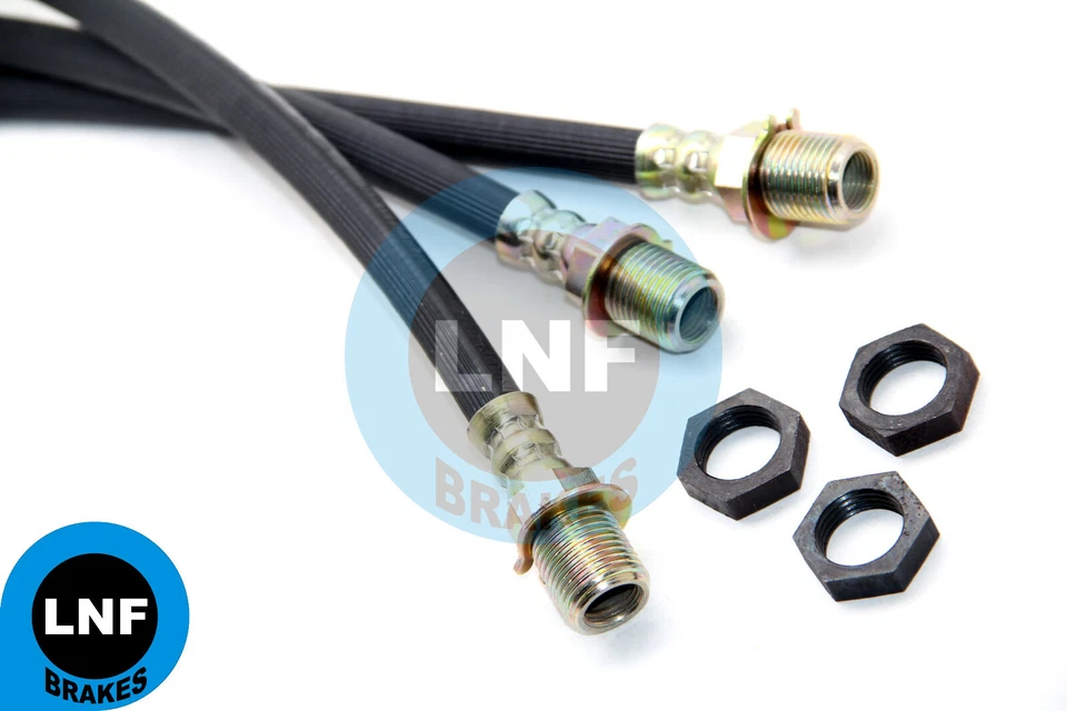 Juego de manguera de freno delantera trasera Franklin Twelve Olympic 1932 1933 1934 + tuercas y arandelas Foto 3 de 4