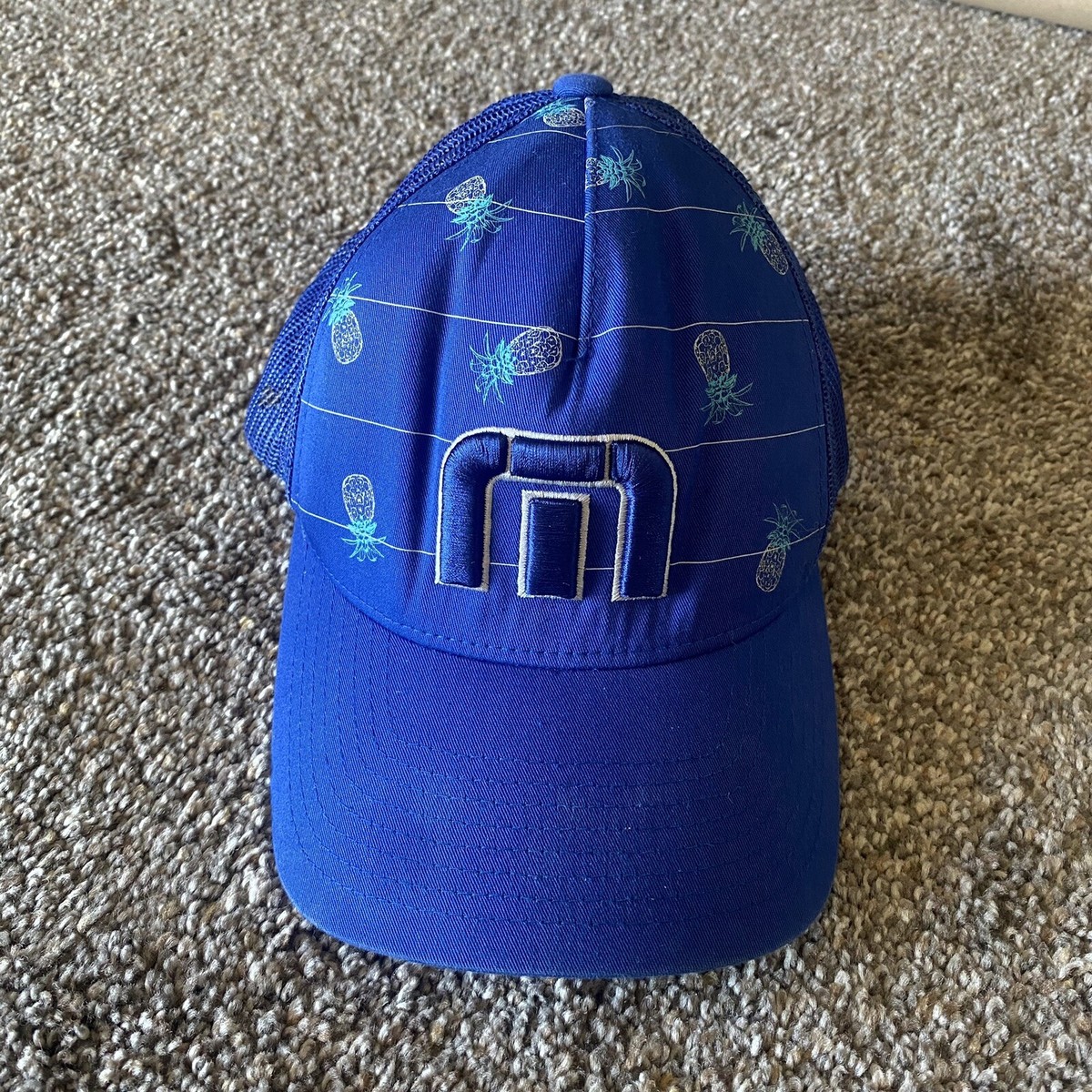 Flex fit Travis Mathew Blue Pineapple Snapback Golf Hat