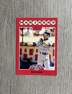 2008 MLB Topps Opening Day | Ichiro Suzuki | #139 | Seattle Mariners 