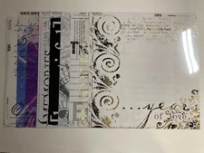 CREATIVE IMAGINATIONS AND KAREN FOSTER 12 X 12 ASSORTED TRANSPARENCIES