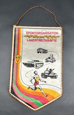 DDR Wimpel Sportorganisation Landstreitkräfte NVA #KA144
