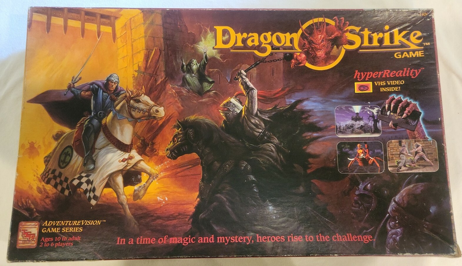 Dragon Strike 1993 TRS Board Game "60% Complete" HYPER VHS Magic/Fantasy  9781560766353 | eBay