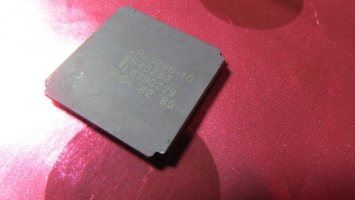 Vintage Intel R80286 CS MCS-86 Consumer-Sample IC/CPU/Processor Purple/Gold Lot1 - Picture 4 of 5