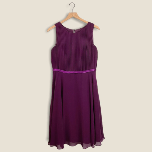Azazie Mariam Dress, Purple Grape, 12 - image 1