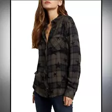 RAILS HUNTER PLAID STAR BLOUSE