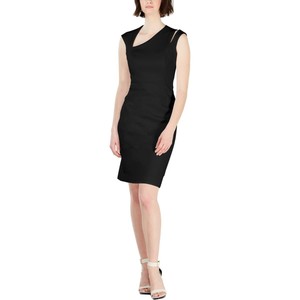 calvin klein black scuba dress