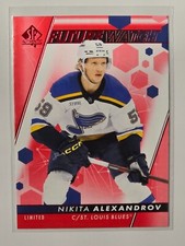 2022-23 SP Authentic Limited Red #174 Nikita Alexandrov FW