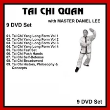 TAI CHI CHUAN  9 DVD Set Daniel Lee yang long form kung fu instructional