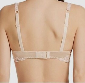 $189 Lise Charmel Women's Beige Wireless Lace Bra Size 32C