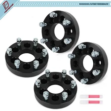 (4) 1.25" 6x4.5 to 6x5.5 Wheel Adapters 1/2"-20 For ​Dodge Durango Dakota Viper