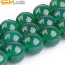 Green Agate Round Natural Gemstone Chakras Beads For Jewelry Making 6mm 8mm 10mm