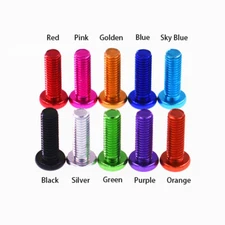 Aluminium Alloy Button Head Hex Socket Screws Allen Bolts - M5 10-15mm Length