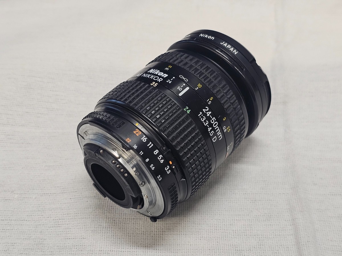 Nikon AF Nikkor 24-50mm 1:3.3-4.5D F Mount Wide Angle Zoom Camera