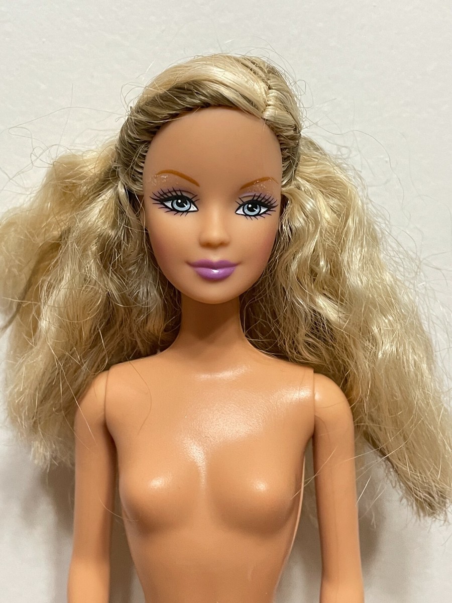Doll Blonde Barbie Wig Barbie Rainbow Sparkle Hair Doll With