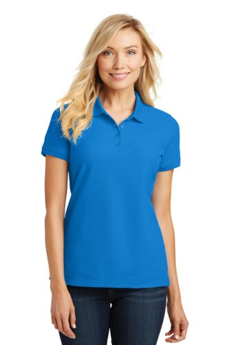 Port Authority Women's Cotton/Poly Short Sleeve Core Classic Pique Polo - L100 - Picture 7 of 14