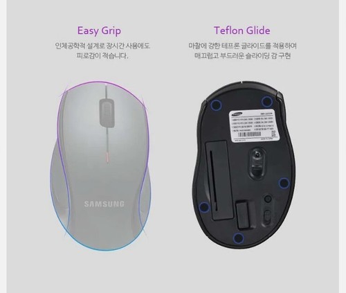 Samsung SMO-3550B 2.4G Wireless Mouse Mobile Optical Light Sensor 1600dpi - Picture 6 of 6