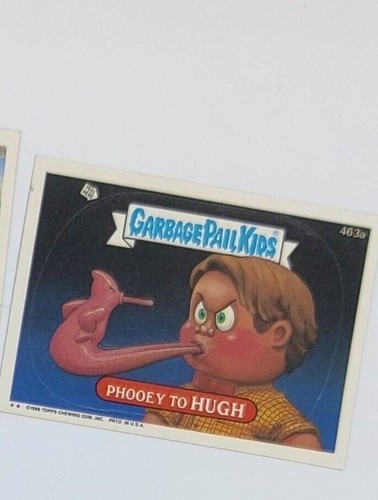 Pegatinas vintage 1988 cubo de basura para niños TÚ ELIGES UNA 460b-476a individuales GPK - Imagen 15 de 33