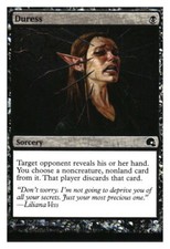 Duress (foil) Premium Deck Series: Graveborn MTG - NM+ Mythic Relics