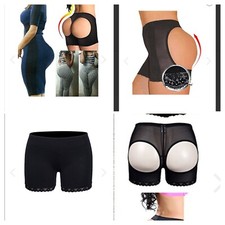 INVISIBLE BUTT LIFTER SHAPER PANTY TUMMY CONTROL BOYSHORTS Booty Enhancer Sz: Sm