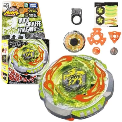 TAKARA TOMY Rock Giraffe R145WB Metal Beyblade BB78 Fusion Fury New In Box