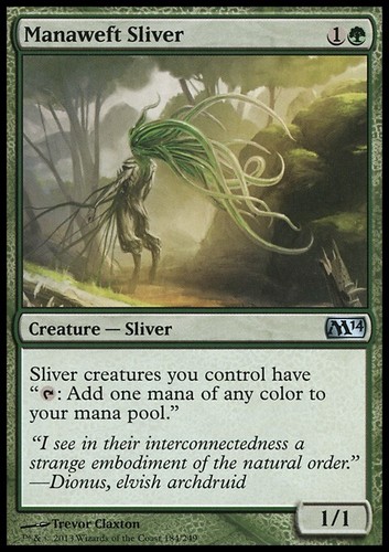 Manaweft Sliver x1 1x M14 NM MTG