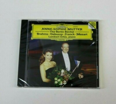 ANNE-SOPHIE MUTTER - THE BERLIN RECITAL - BRAHMS CD - NEW