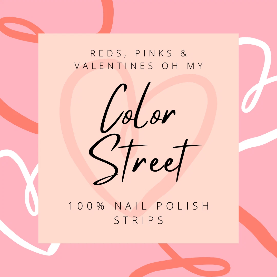 ❤️ *COLOR STREET* PINKS & REDS 100% real nail polish strips Valentine's Day ❤️