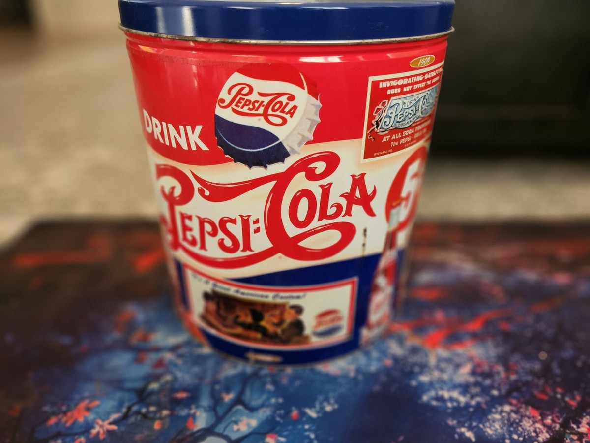 Pepsi Cola ☆ 1993 Olive Tin Can | eBay