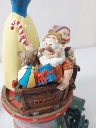 Mr Christmas Snow White Twirling Table Piece or Tree Top with Manual Disney READ - Picture 5 of 15