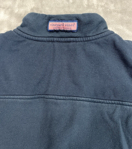 Vineyard Vines Pullover Men XL Navy 1/4 Zip Collegiate The Shep Shirt Golf Hike - Picture 11 of 16