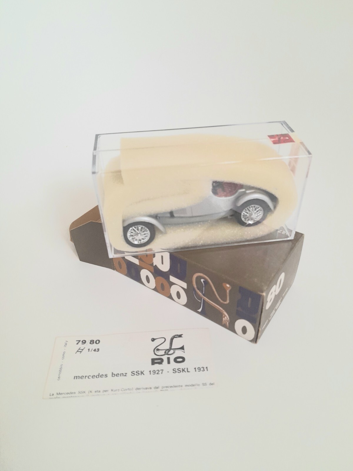 Boîte De Rami JMK échelle 1:43 Mercedes SSK 1927 Miniature Voiture Collection