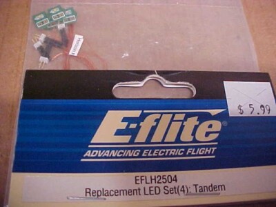 E-FLITE EFLH2504 = REPLACEMENT LED SET (4): TANDEM (NEW)