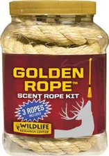 Wildlife Research Center GOLDEN ROPE™ SCENT ROPE KIT 3-30” Deer Scent Ropes 396