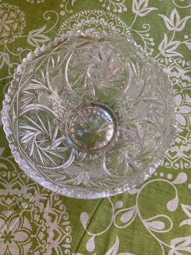 Vaso porta caramelle in cristallo con piombo pesante. 4”x6” - Foto 4 di 5