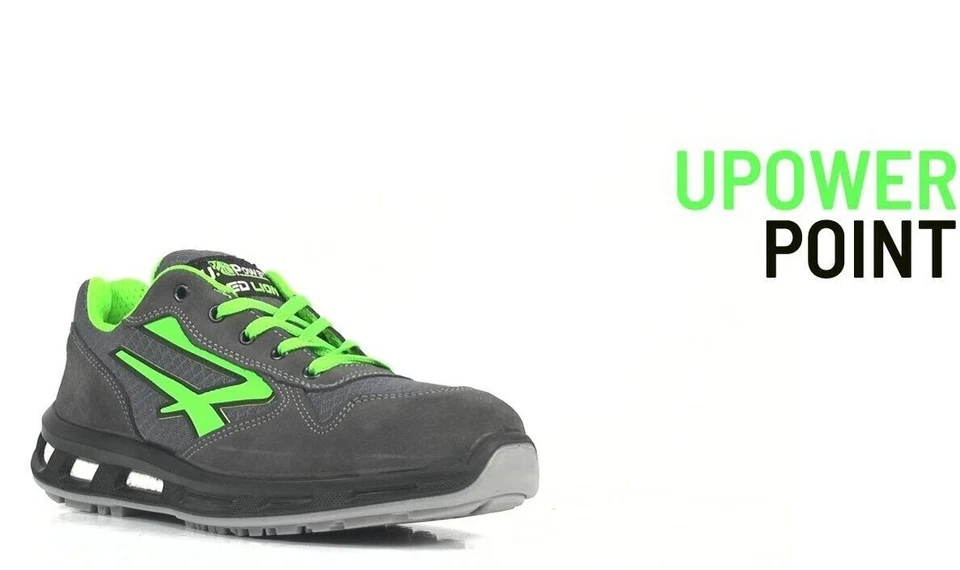 Scarpa da lavoro U-POWER RED LION POINT S1P SRC – POINT RL20036 GRIG/VERDE - Immagine 4 di 4