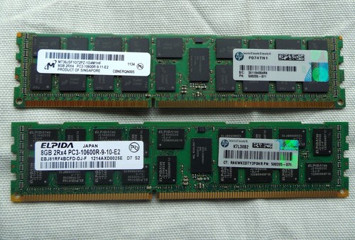 Server or Mac Pro memory—64GB—8 sticks of 8 Gb—PC3-10600 (DDR3-1333) 240 pin - Picture 4 of 5